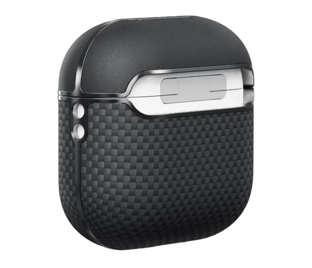 PITAKA Aramid Fiber Magnetic Case black/gray AirPods 4 - 1369419 - zdjęcie 3